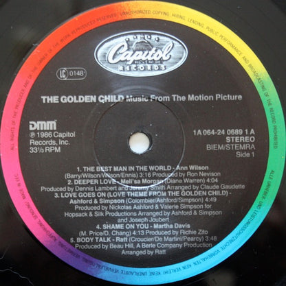 Various : The Golden Child (Music From The Motion Picture) (LP, Album)