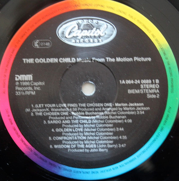 Various : The Golden Child (Music From The Motion Picture) (LP, Album)