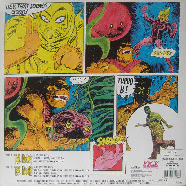 Snap! Introducing Turbo B. : The Power (Remix) (12", Maxi)