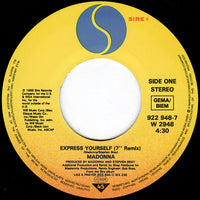Madonna : Express Yourself (7", Single, Lar)
