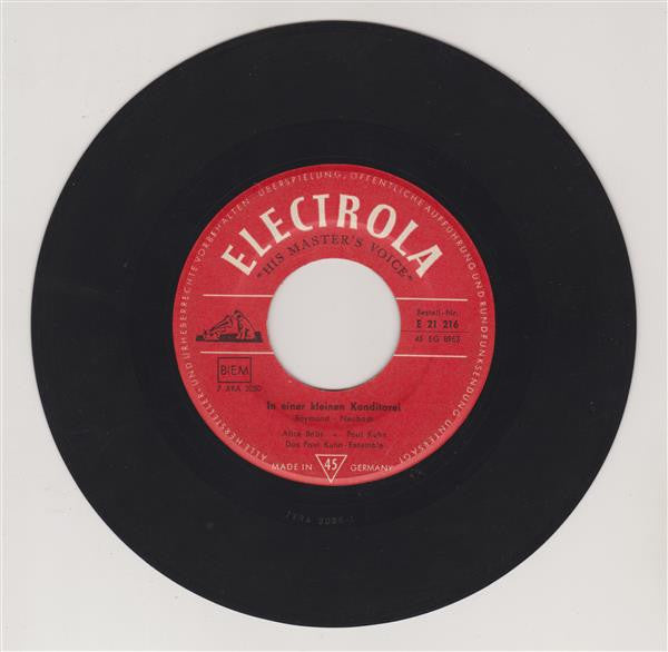 Alice Babs & Paul Kuhn : In Einer Kleinen Konditorei (7")