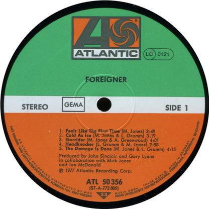 Foreigner : Foreigner (LP, Album, TEL)
