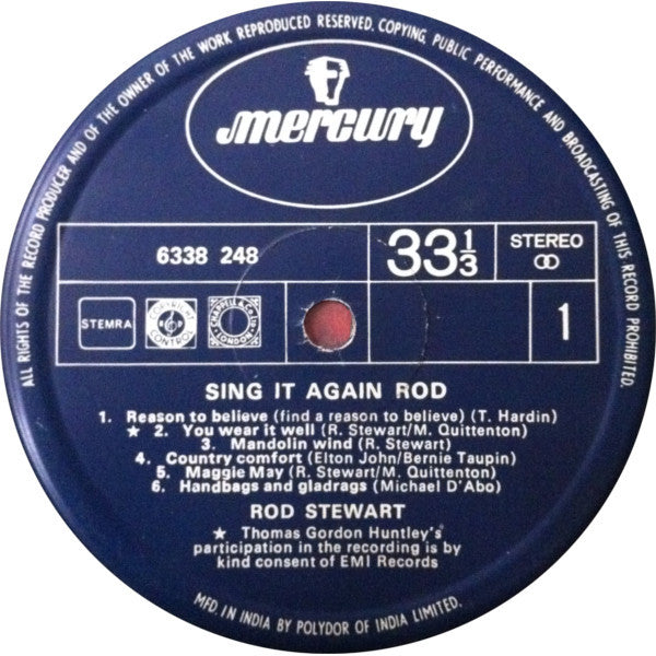 Rod Stewart : Sing It Again Rod (LP, Comp)