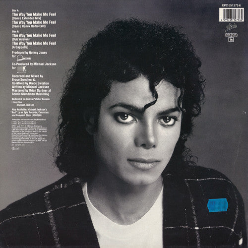 Michael Jackson : The Way You Make Me Feel (Special 12" Single Mixes) (12", Maxi)