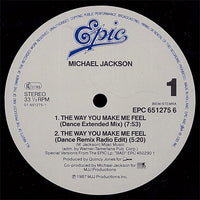 Michael Jackson : The Way You Make Me Feel (Special 12" Single Mixes) (12", Maxi)