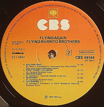 The Flying Burrito Bros : Flying Again (LP, Album)