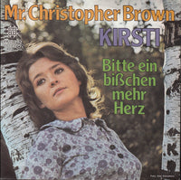 Kirsti Sparboe : Mr. Christopher Brown (7", Single)