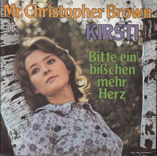 Kirsti Sparboe : Mr. Christopher Brown (7", Single)