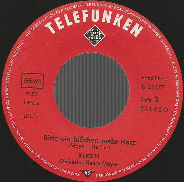 Kirsti Sparboe : Mr. Christopher Brown (7", Single)