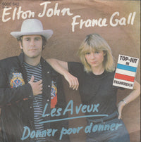 Elton John, France Gall : Les Aveux / Donner Pour Donner (7")