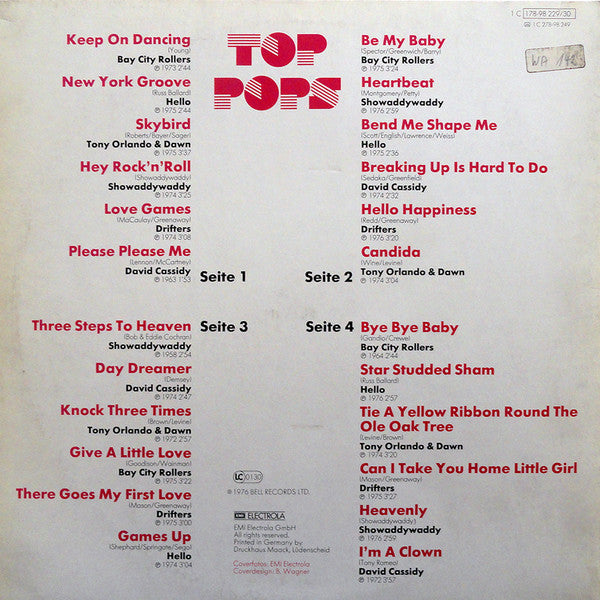 Various : Top Pops (2xLP, Comp)