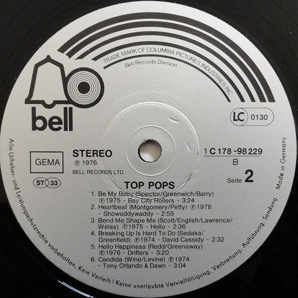Various : Top Pops (2xLP, Comp)