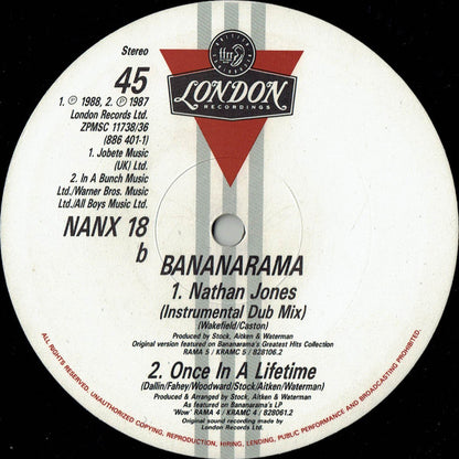Bananarama : Nathan Jones (12", Single, Dis)