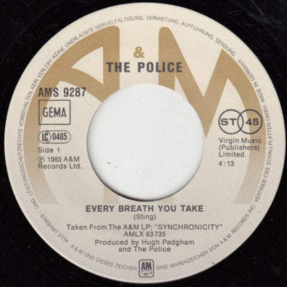 The Police : Every Breath You Take (7", Single)