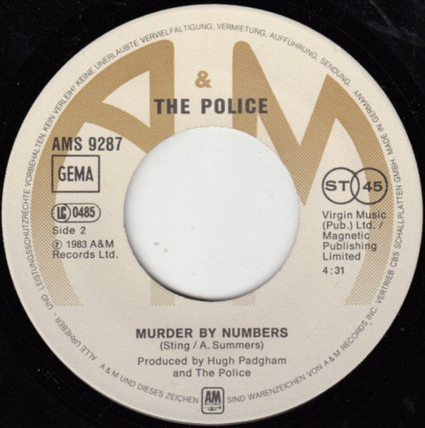 The Police : Every Breath You Take (7", Single)