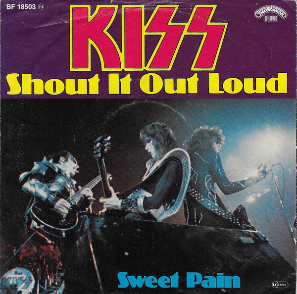 Kiss : Shout It Out Loud (7")