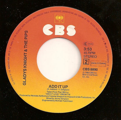 Gladys Knight & The Pips* : Taste Of Bitter Love (7", Single)