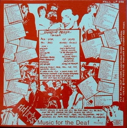 The Adicts : Songs Of Praise (LP, Album, RE, Red)