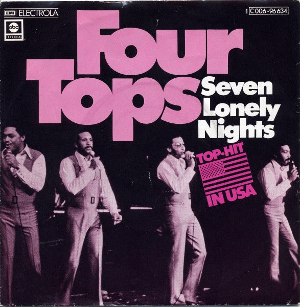 Four Tops : Seven Lonely Nights (7", Single)