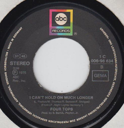 Four Tops : Seven Lonely Nights (7", Single)
