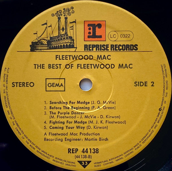 Fleetwood Mac : The Best Of Fleetwood Mac (LP, Comp, RE)