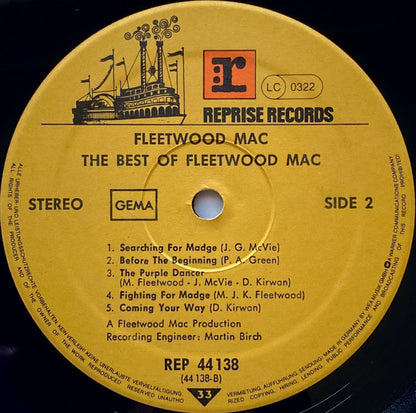 Fleetwood Mac : The Best Of Fleetwood Mac (LP, Comp, RE)