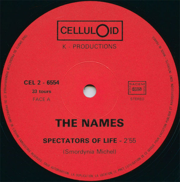 The Names : Spectators Of Life (12", Single)