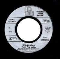 Imagination : Music And Lights (7", Single)