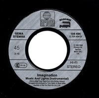 Imagination : Music And Lights (7", Single)