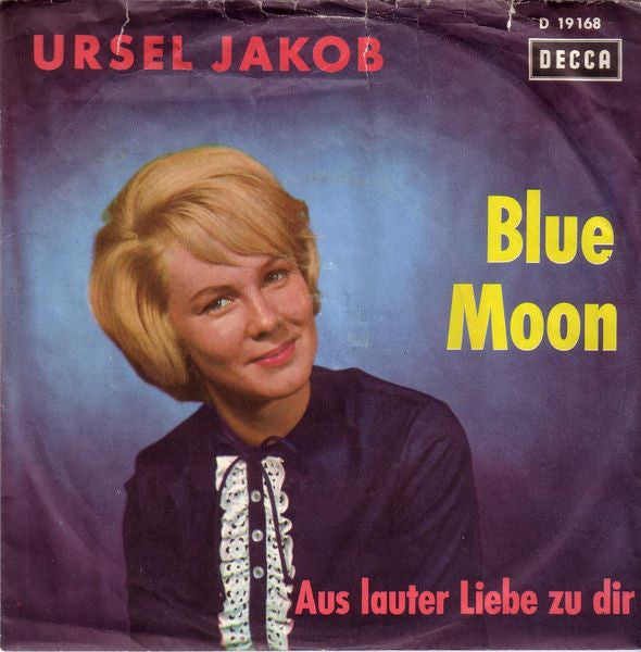 Ursel Jakob : Blue Moon (7", Single)