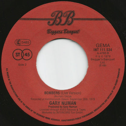 Gary Numan : Complex (7", Single)