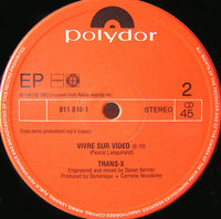 Trans-X : Living On Video / Vivre Sur Vidéo (12", EP, Maxi)