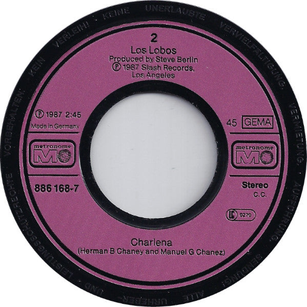 Los Lobos : La Bamba (7", Single)
