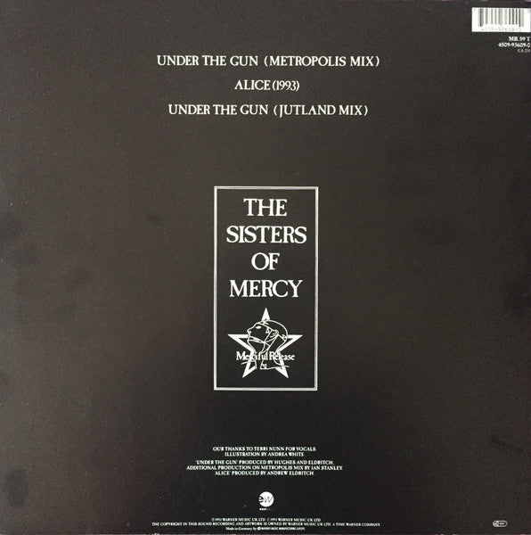 The Sisters Of Mercy : Under The Gun (12", Single)