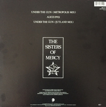 The Sisters Of Mercy : Under The Gun (12", Single)