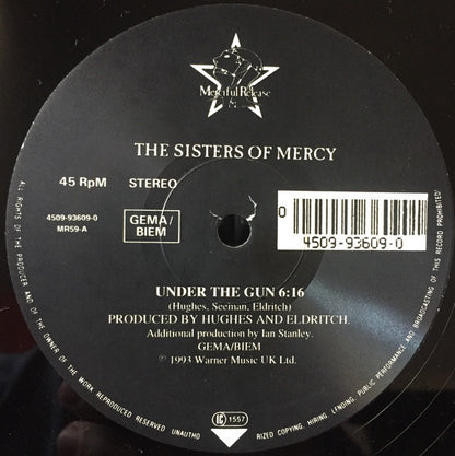 The Sisters Of Mercy : Under The Gun (12", Single)