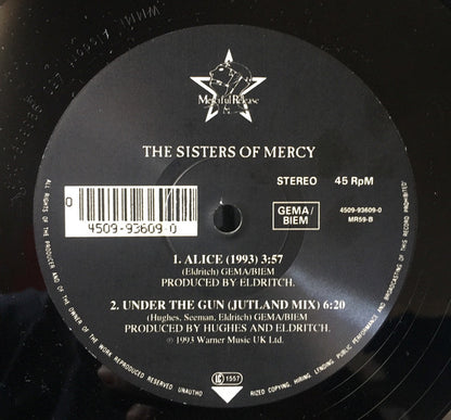 The Sisters Of Mercy : Under The Gun (12", Single)
