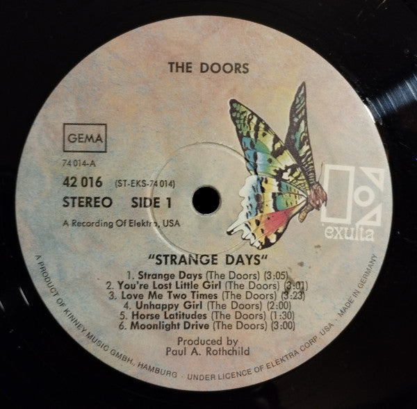 The Doors : Strange Days (LP, Album, RE)