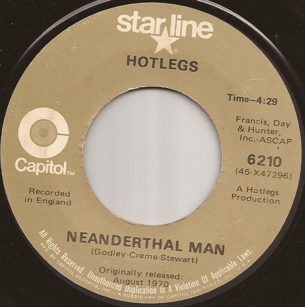 The Pipkins / Hotlegs : Gimme Dat Ding / Neanderthal Man (7", RE)