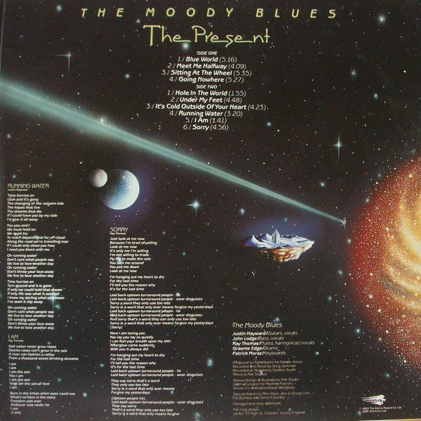The Moody Blues : The Present (LP, Album, Gat)