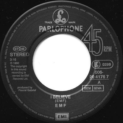EMF : I Believe (7", Single)