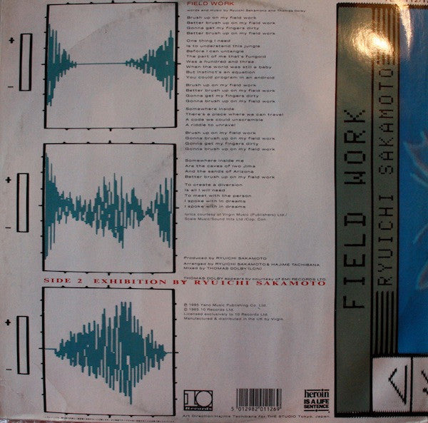 Ryuichi Sakamoto Featuring Thomas Dolby : Field Work (12", Single)
