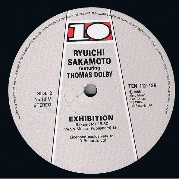Ryuichi Sakamoto Featuring Thomas Dolby : Field Work (12", Single)