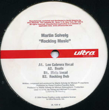 Martin Solveig : Rocking Music (12")