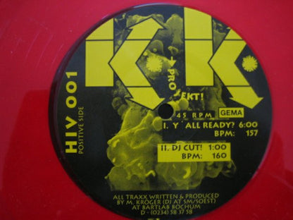 K.K. Project / Spacekid : Y'All Ready? / Atmosphere (12", Ltd, Red)