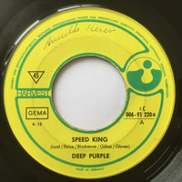 Deep Purple : Speed King (7", Single, Mono)