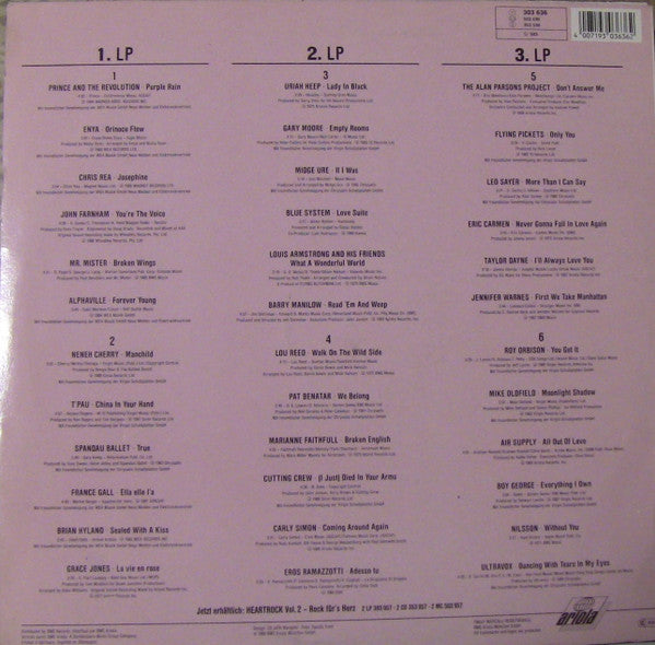 Various : Heart Rock - Rock Für's Herz Vol. 1 (3xLP, Comp)