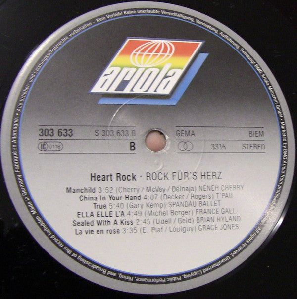 Various : Heart Rock - Rock Für's Herz Vol. 1 (3xLP, Comp)