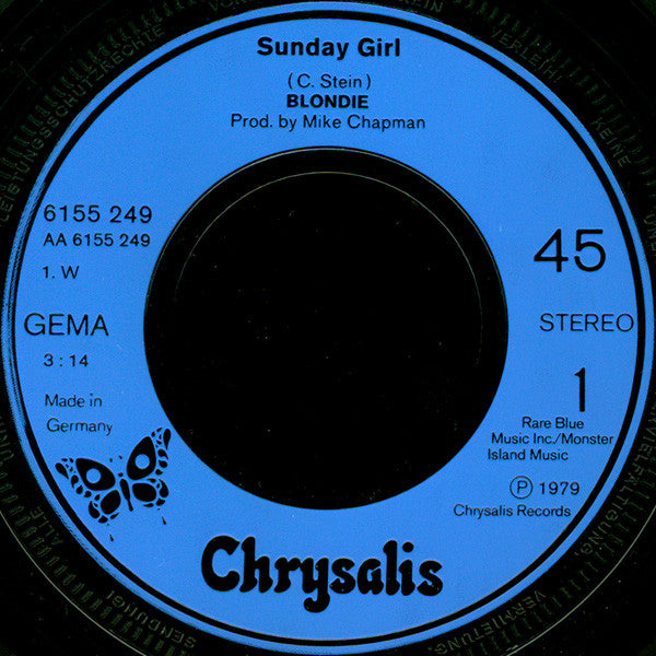 Blondie : Sunday Girl (7", Single)
