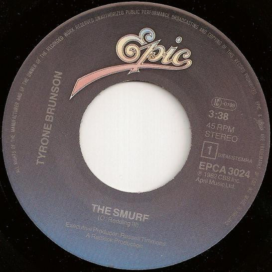 Tyrone Brunson : The Smurf (7", Single)